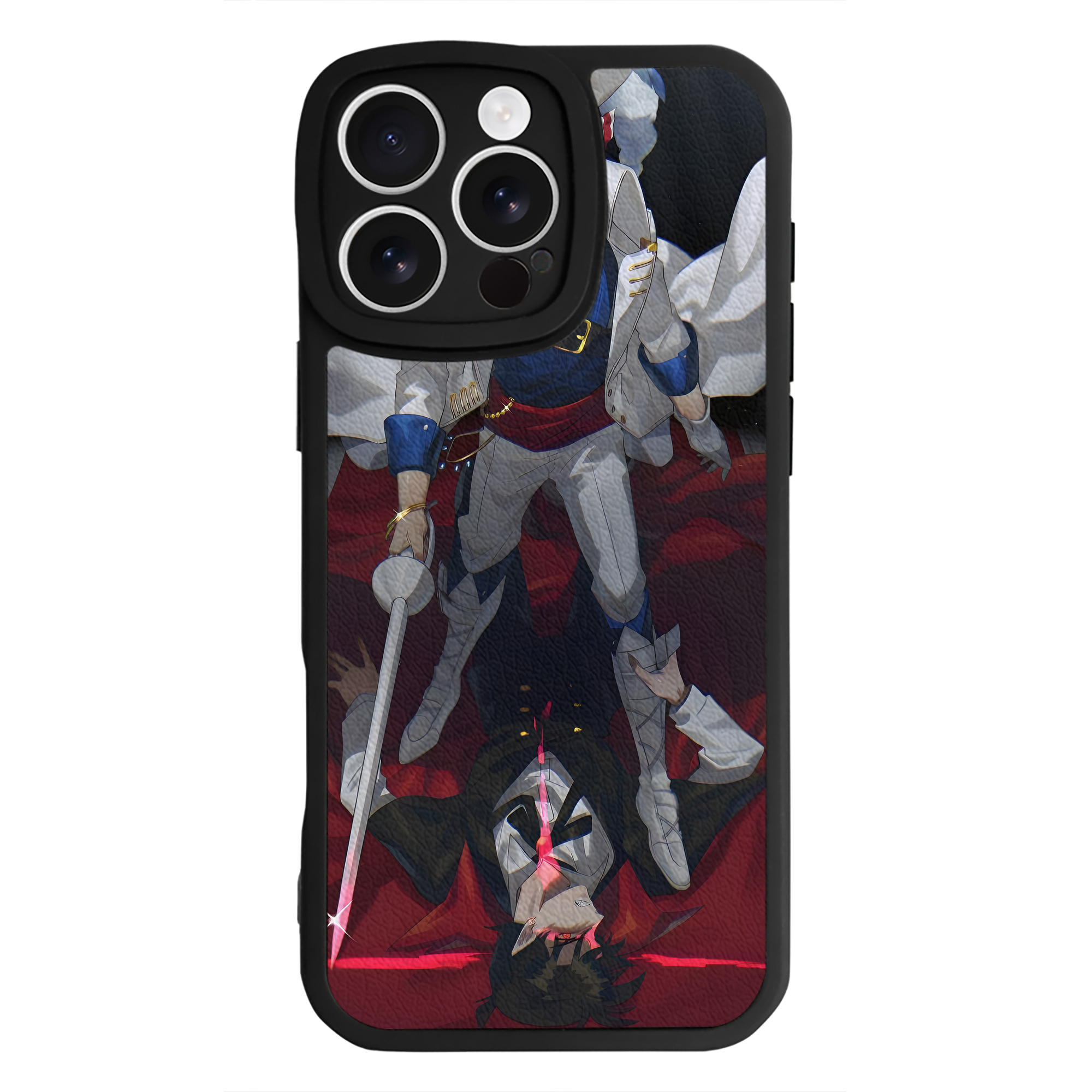 （画像用） 名探偵コナン Detective Conan 【iPhone 16シリーズ対応】シリコンスマホケース（レザー調） 材質：シリコン